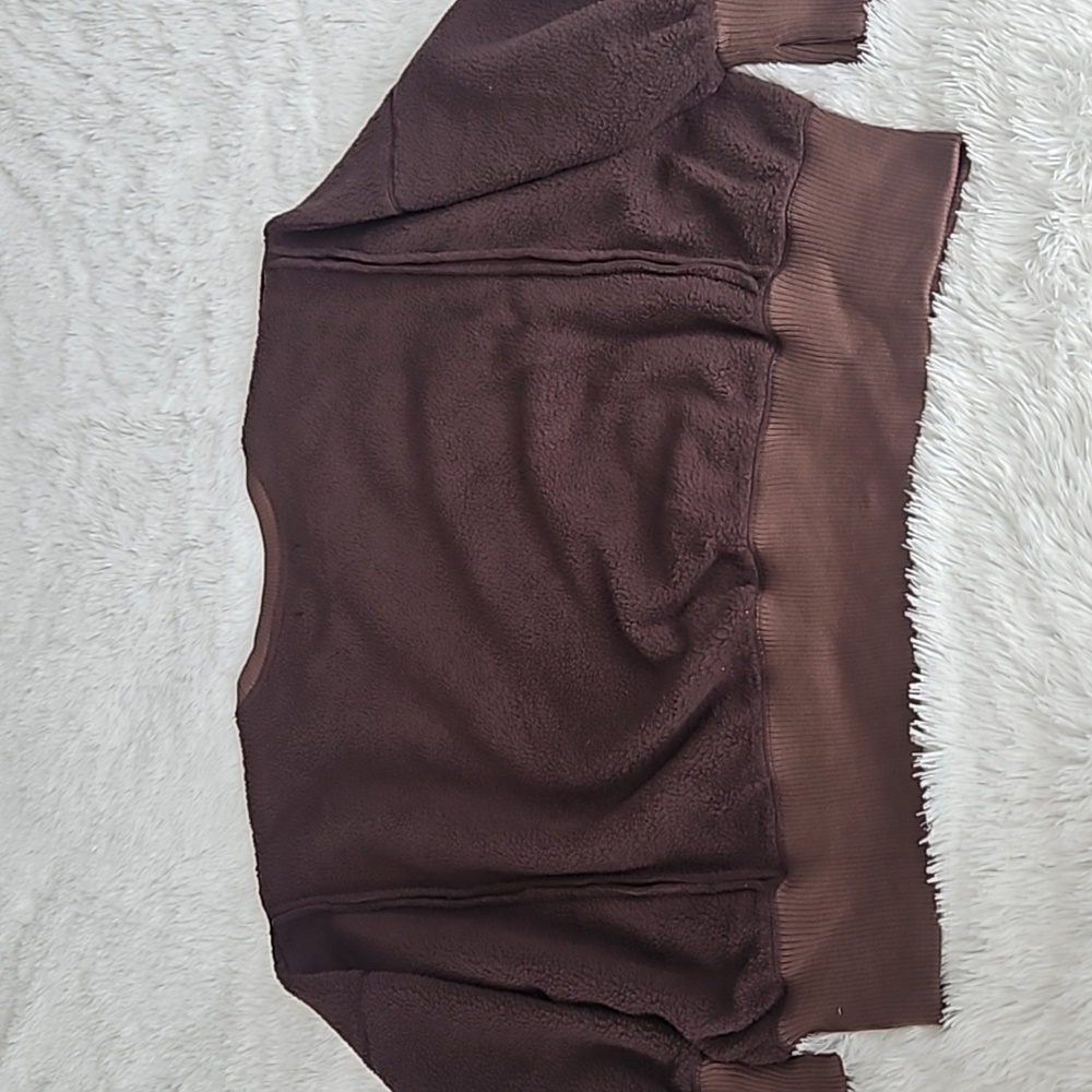 Free People We The Free Cozy Camden Sweatshirt Walnut - Picture 10 of 12